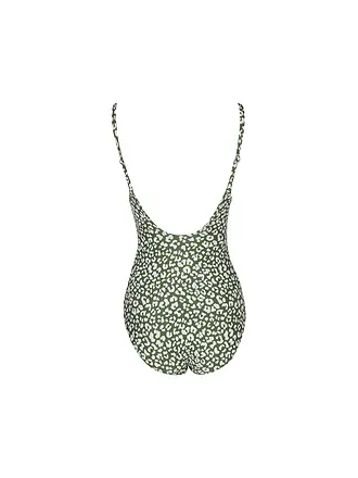 DARLING HARBOUR | Maillot de bain femme col en V | olive